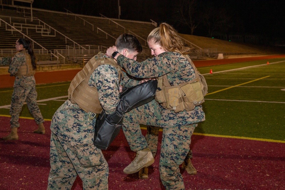 Security Battalion leads mass MCMAP class