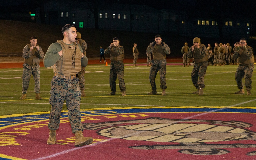 Security Battalion leads mass MCMAP class