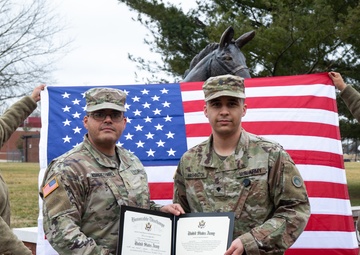 SPC Washington Reenlistment Ceremony