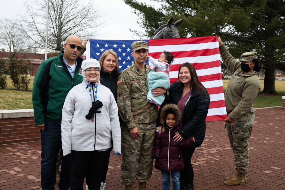 SPC Washington Reenlistment Ceremony