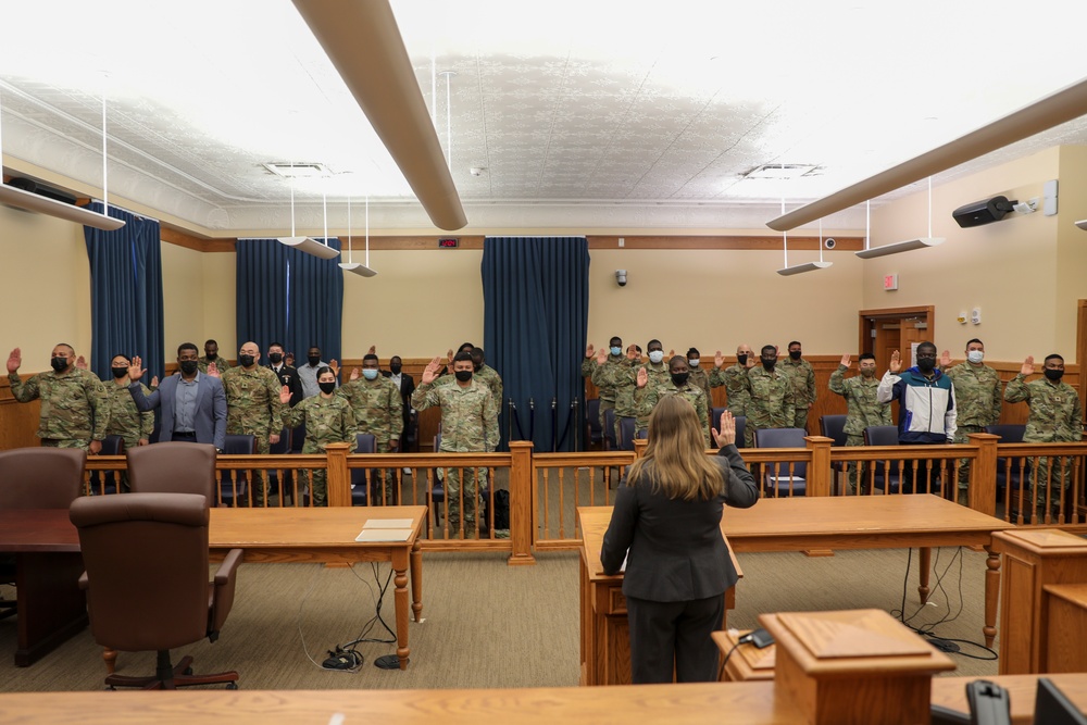 1ID Soldiers Become U.S. Citizens during Naturalization Ceremony