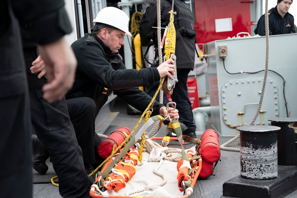 Dive Exercise in the Inside Passage of British Columbia