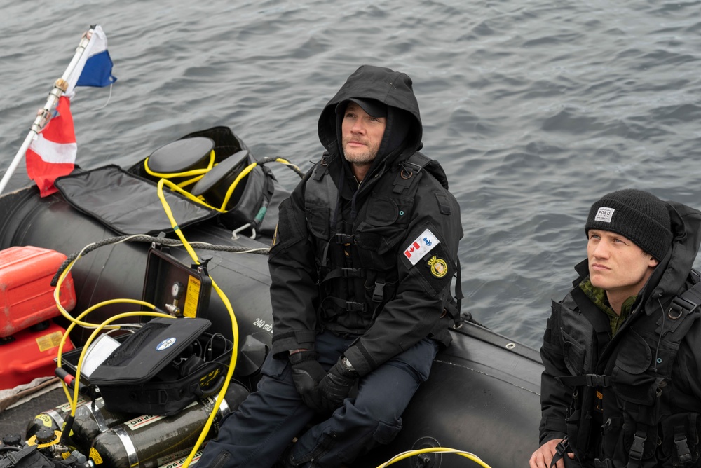 Dive Exercise in the Inside Passage of British Columbia