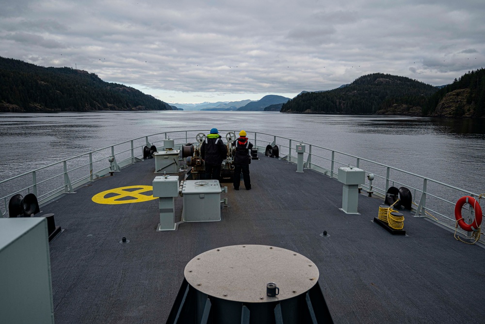 Pilotage in Seymour Narrows, British Columbia