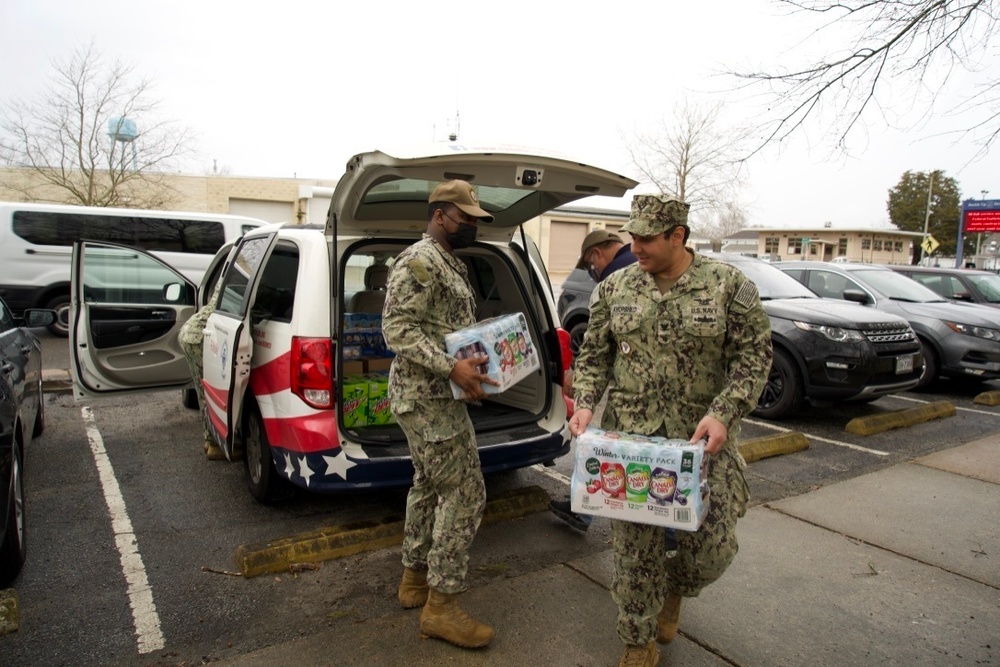 United Service Organization delivers snacks and treats to Naval Support Activity Hampton Roads-Northwest Annex military members