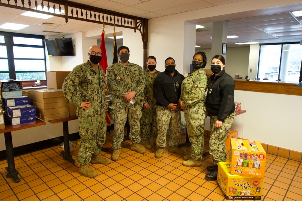 United Service Organization delivers snacks and treats to Naval Support Activity Hampton Roads-Northwest Annex military members