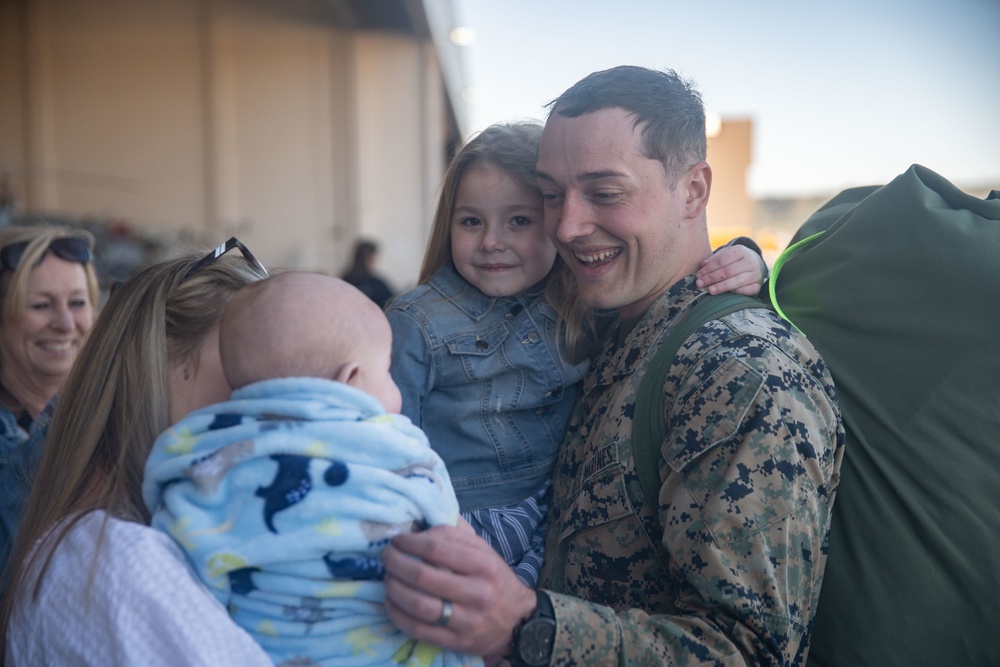 11th MEU Skid Det return from deployment