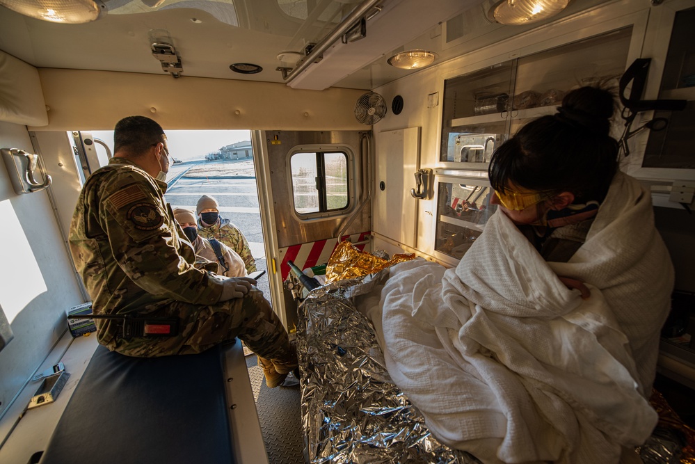 51st Fighter Wing conducts bilateral trauma response training