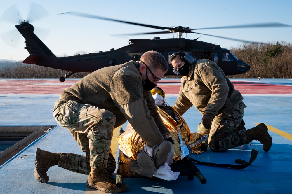 51st Fighter Wing conducts bilateral trauma response training