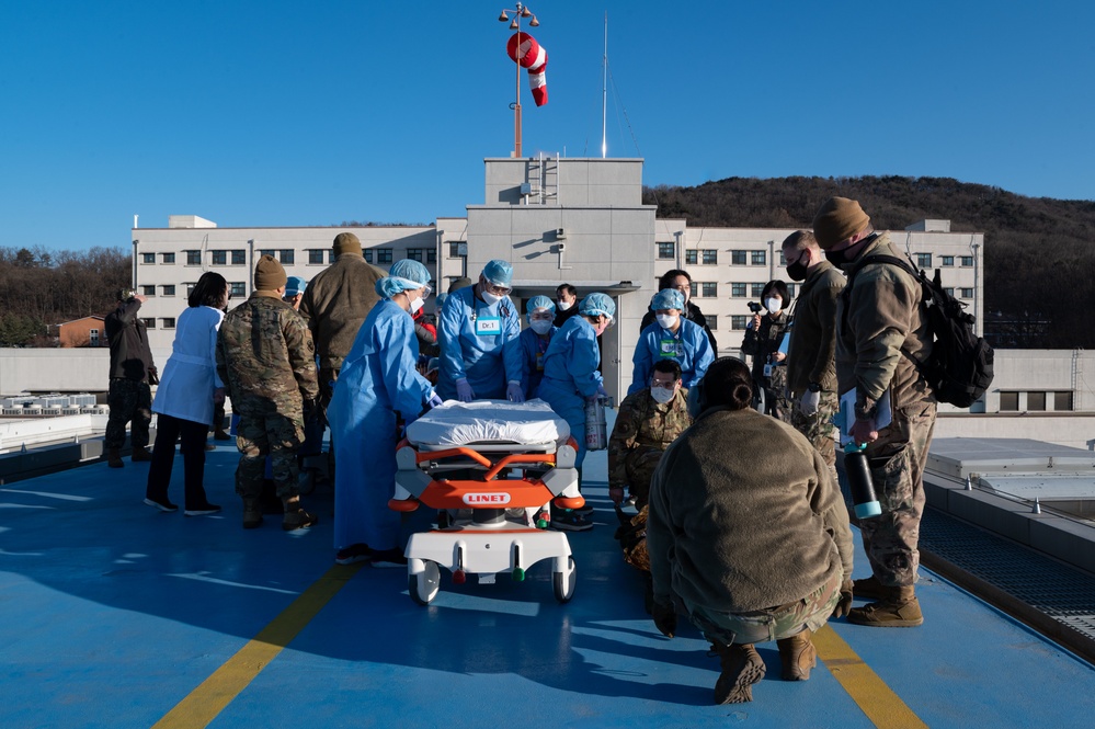 51st Fighter Wing conducts bilateral trauma response training