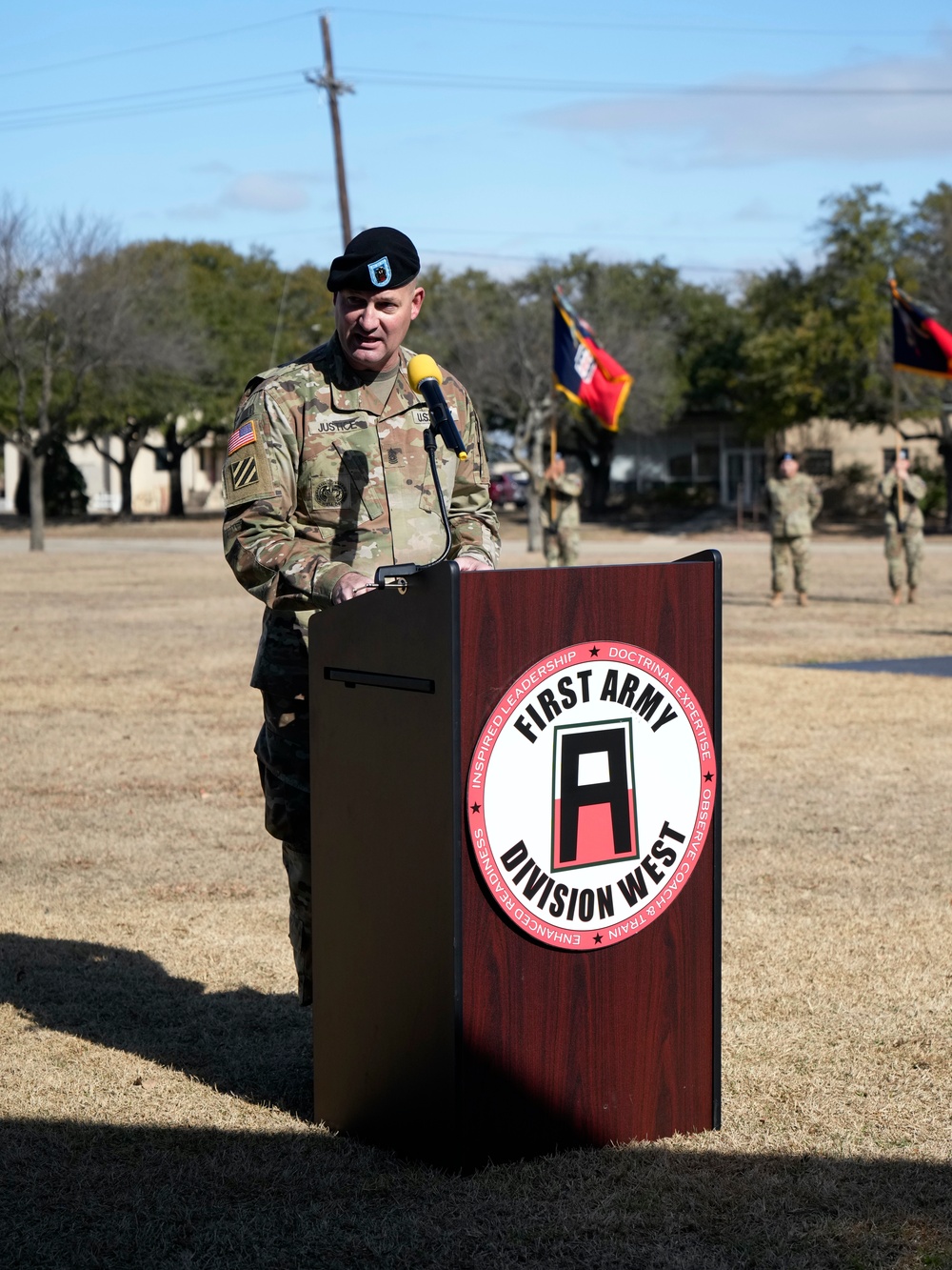 Division West welcomes new Command Sergeant Major