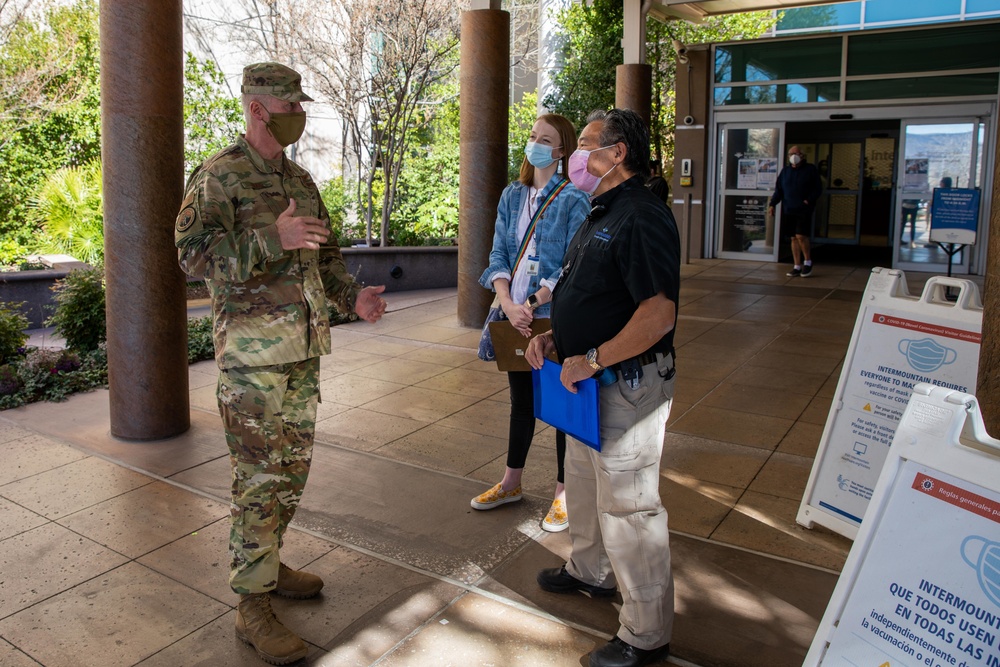 General Craig visits COVID-19 Task Force in St. George