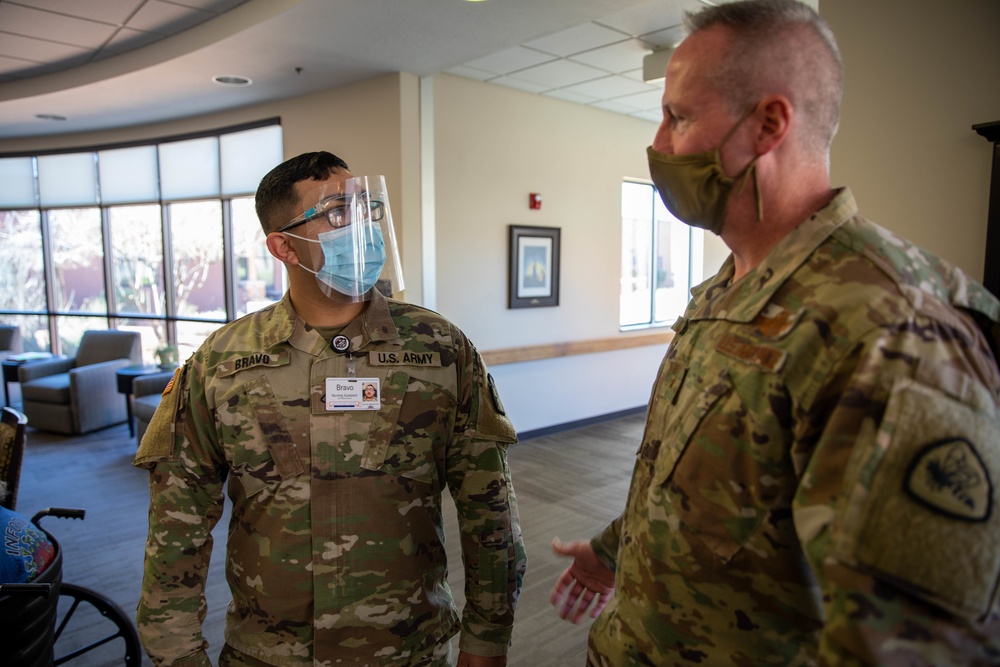 General Craig visits COVID-19 Task Force in St. George