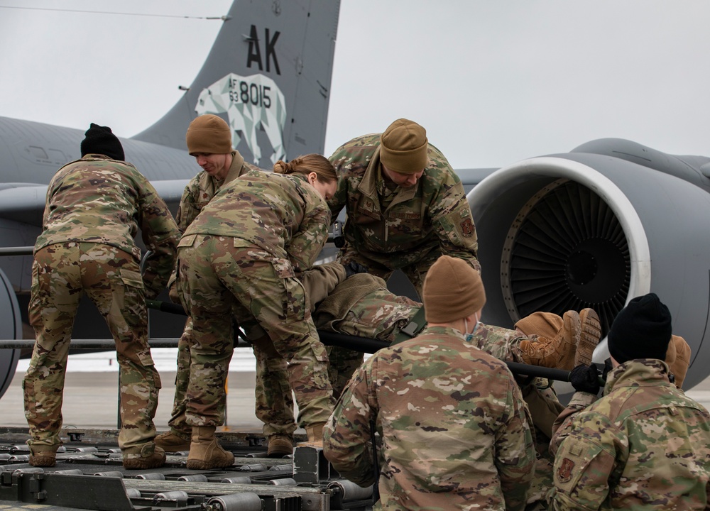 Exercise Arctic Eagle-Patriot 22 KC-135 Stratotanker Medical Training
