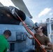 Sailors Aboard USS Ralph Johnson (DDG 114) Conduct a Helicopter Wash Down