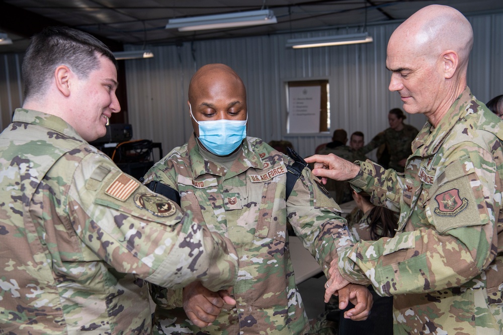 514th Commander Trains Casualty Care