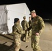 Command Sgt. Maj Sean Howard visits troops in Poland