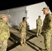 Command Sgt. Maj Sean Howard visits troops in Poland