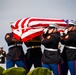 Repatriated WWII Marine Cpl. Thomas H. Cooper laid to rest by Barracks Marines