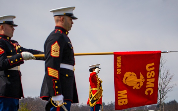 Repatriated WWII Marine Cpl. Thomas H. Cooper laid to rest by Barracks Marines