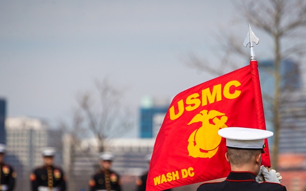 Repatriated WWII Marine Cpl. Thomas H. Cooper laid to rest by Barracks Marines