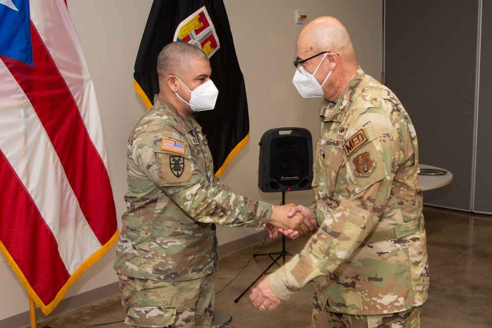 Chief of Staff of the Joint Task Force - Puerto Rico promotion ceremony