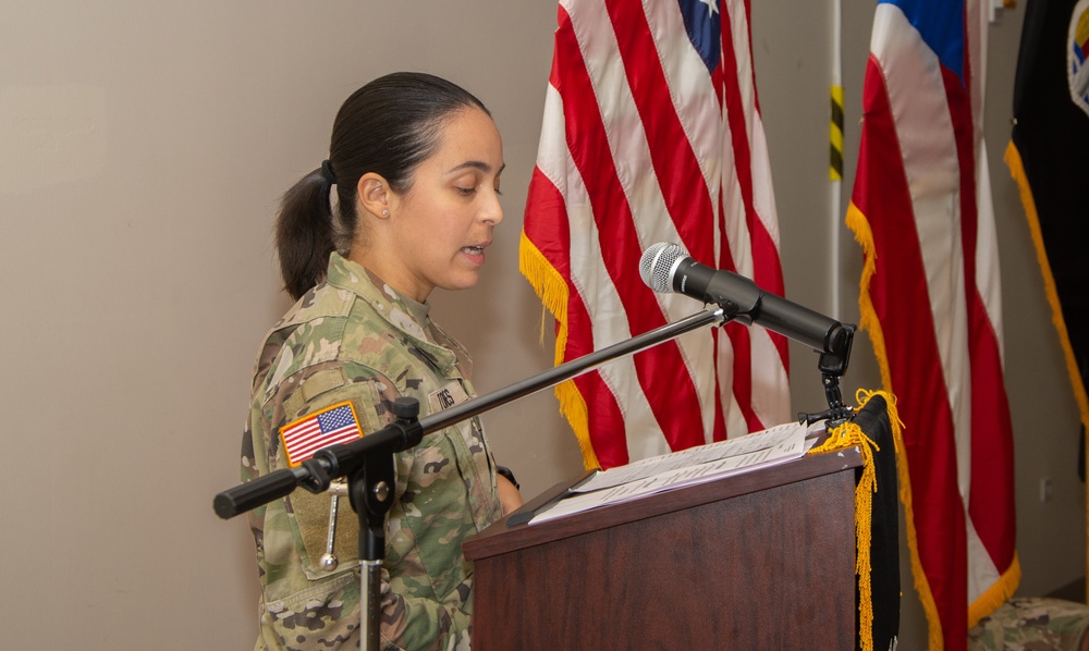 Chief of Staff of the Joint Task Force - Puerto Rico promotion ceremony