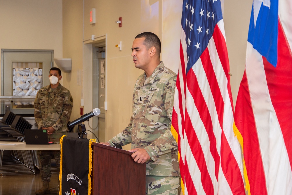 Chief of Staff of the Joint Task Force - Puerto Rico promotion ceremony