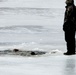 Cold-Weather Operations Course students jump in for cold-water immersion training at Fort McCoy