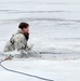 Cold-Weather Operations Course students jump in for cold-water immersion training at Fort McCoy