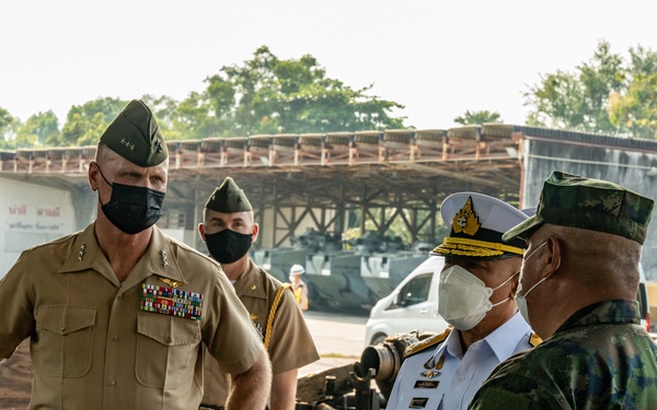 U.S. Marine Corps Forces Pacific Commander visits Thai, U.S. Marines during Cobra Gold 2022