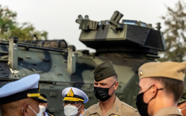 U.S. Marine Corps Forces Pacific Commander visits Thai, U.S. Marines during Cobra Gold 2022