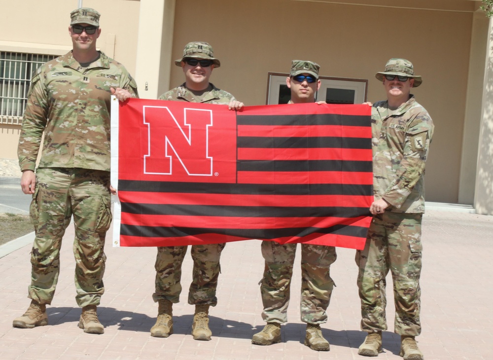 Deployed Nebraska National Guard Soldiers celebrate statehood