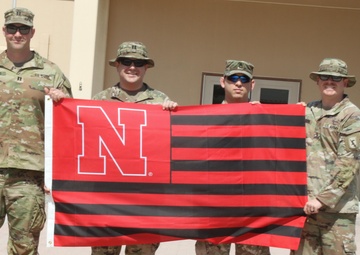 Deployed Nebraska National Guard Soldiers celebrate statehood