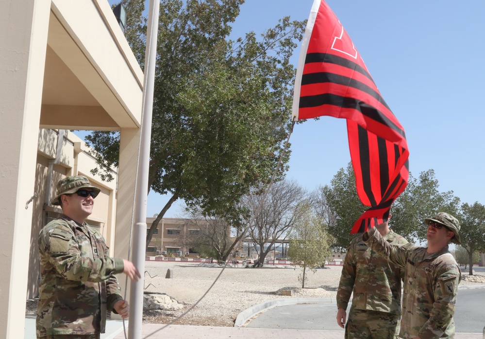 Deployed Nebraska National Guard Soldiers celebrate statehood