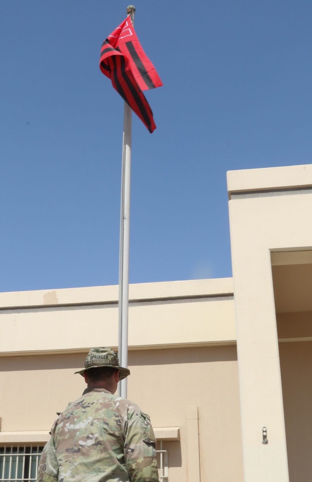 Deployed Nebraska National Guard Soldiers celebrate statehood