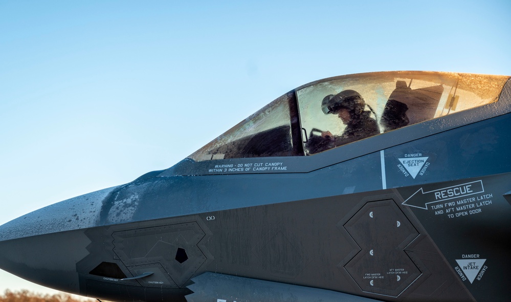 RAF Lakenheath F-35s support NATO's eastern flank