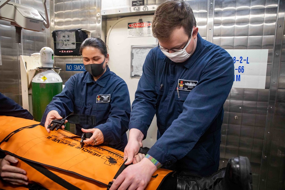 USS Milius Medical Training