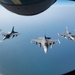 F-16's Connect with KC-135 over Arabian Gulf