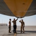 F-16's Connect with KC-135 over Arabian Gulf