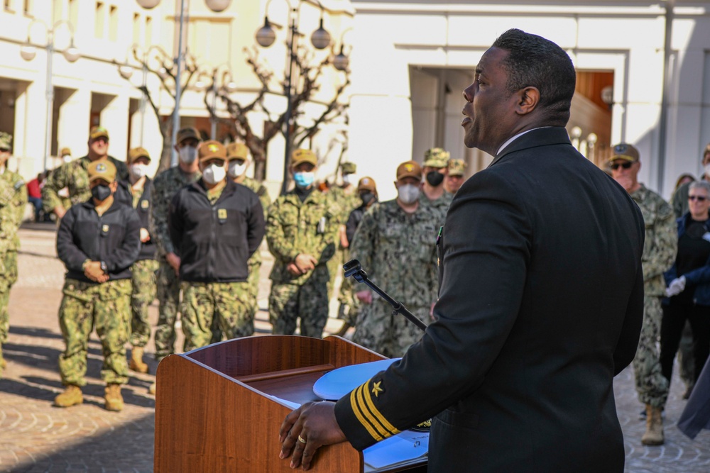 U.S. Naval Forces Europe and Africa / U.S. Sixth Fleet celebrates Black History Month on Naval Support Activity Naples