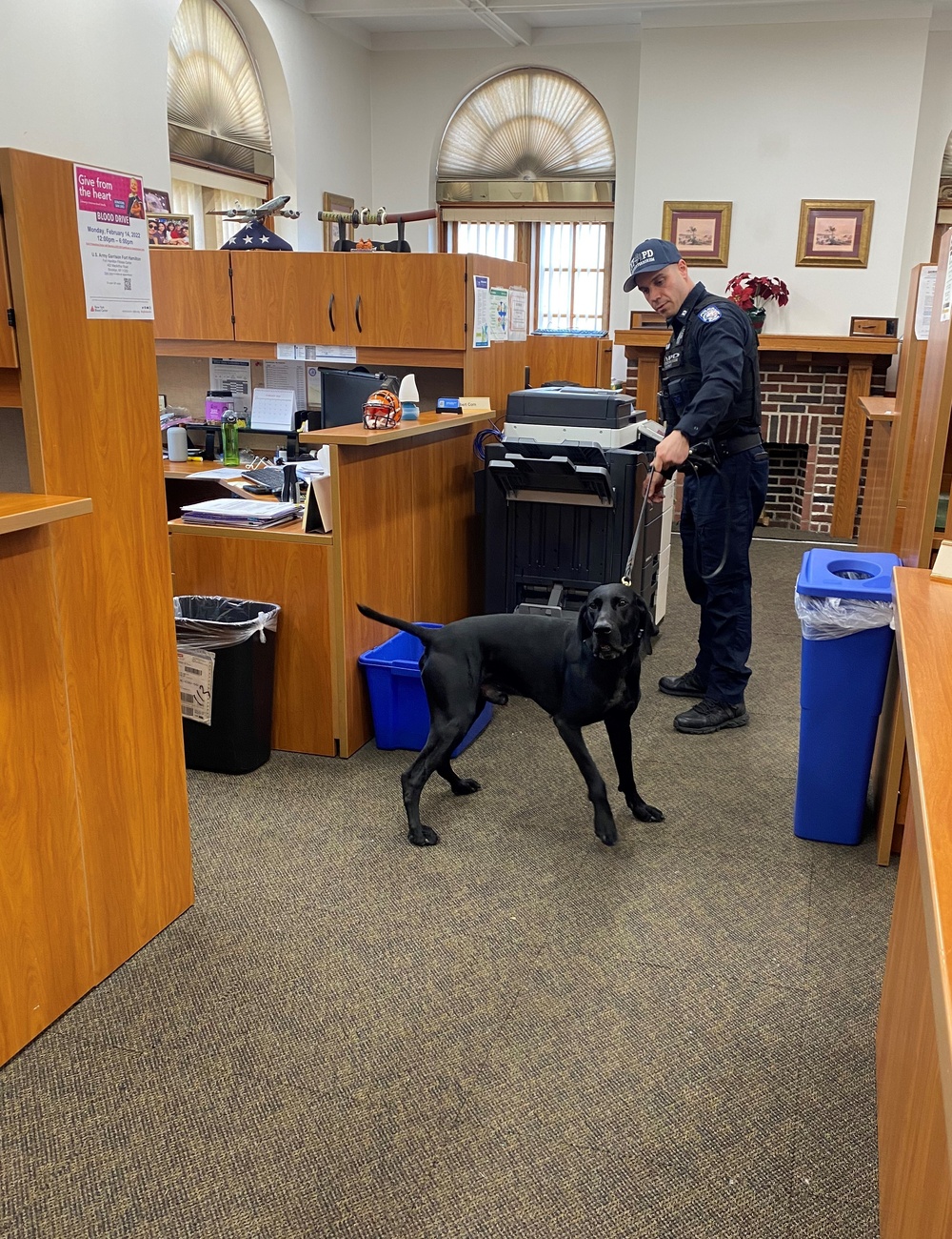 Fort Hamilton hosts training for NYPD Counterterrorism K-9 unit