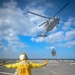 USS Green Bay (LPD 20) Conducts A Replenishment-At-Sea