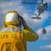 USS Green Bay (LPD 20) Conducts A Replenishment-At-Sea