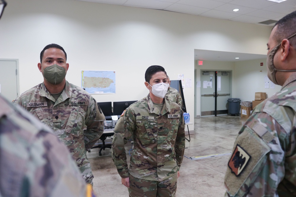 Maj. Gen. John C. Andonie visits JTF-PR operations