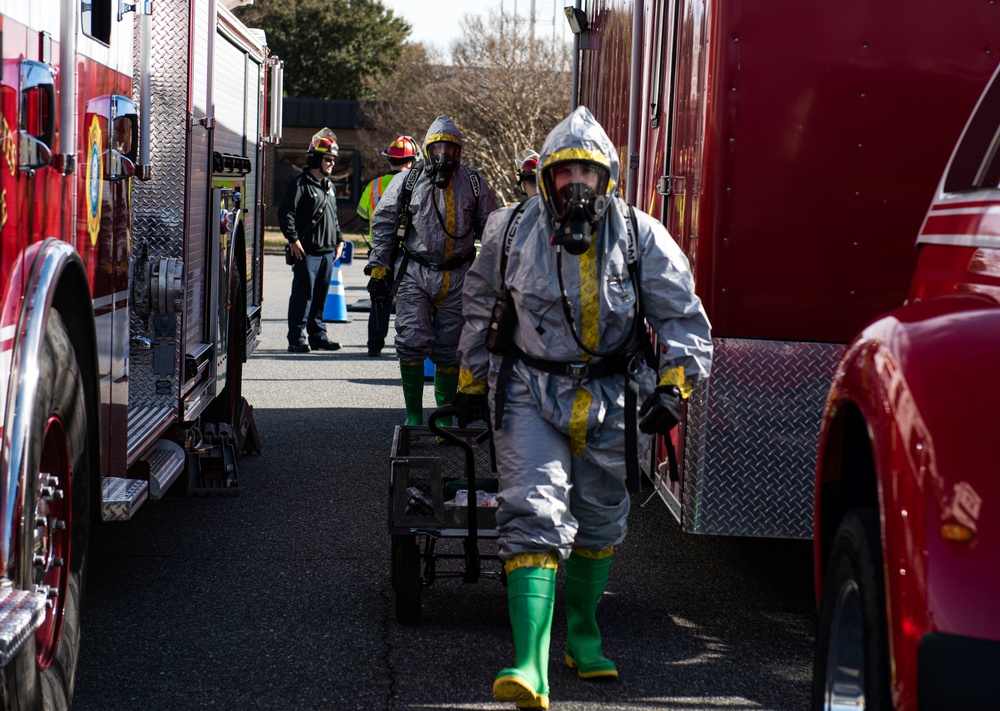 Langley Personnel stay mission ready with CBRN Training