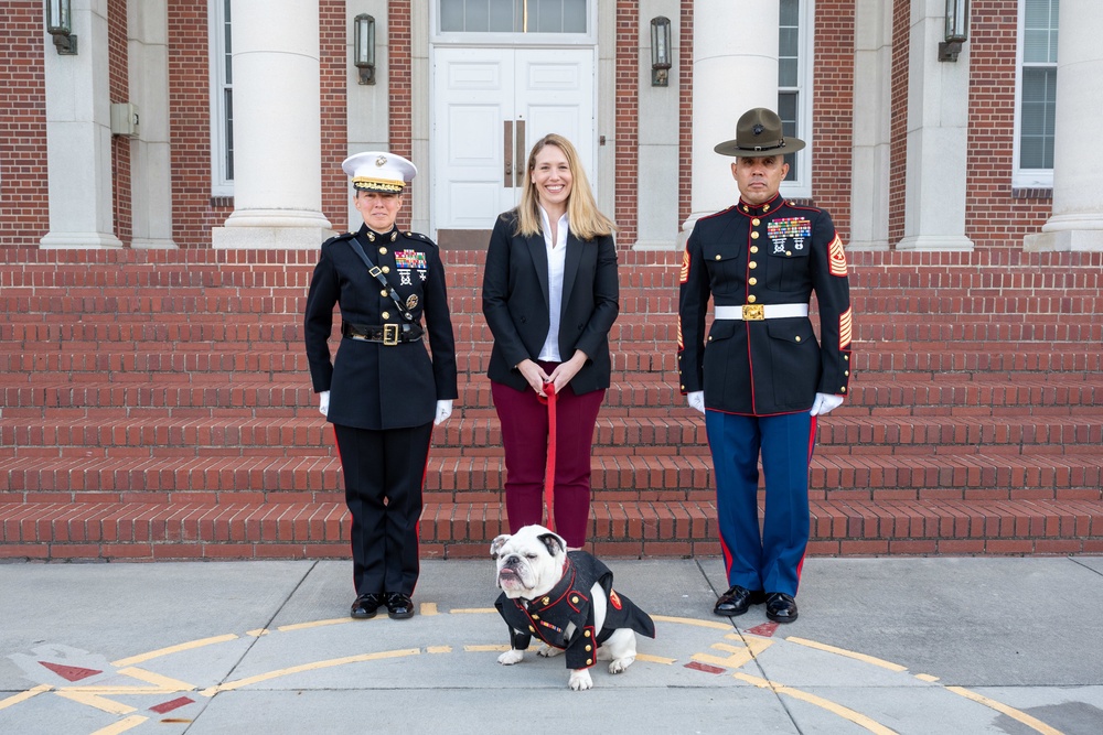 The Honorable Meredith Berger attends Recruit Graduation at MCRD Parris Island