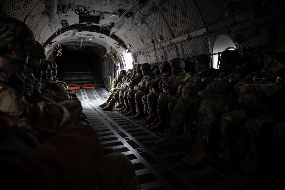 20th Special Special Forces Group conduct airborne operations