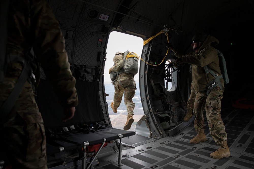 20th Special Special Forces Group conduct airborne operations