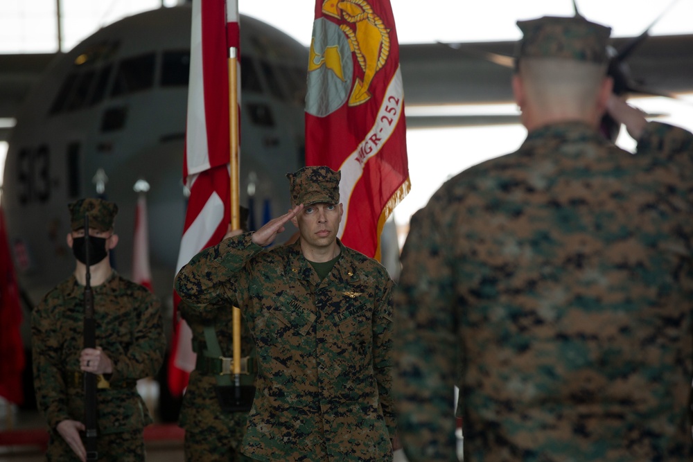 2d MAW Marine, Maj. Cory Jones, awarded Distinguished Flying Cross medal